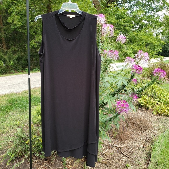 Gibson Latimer Black Sleeveless Dress Size 2X